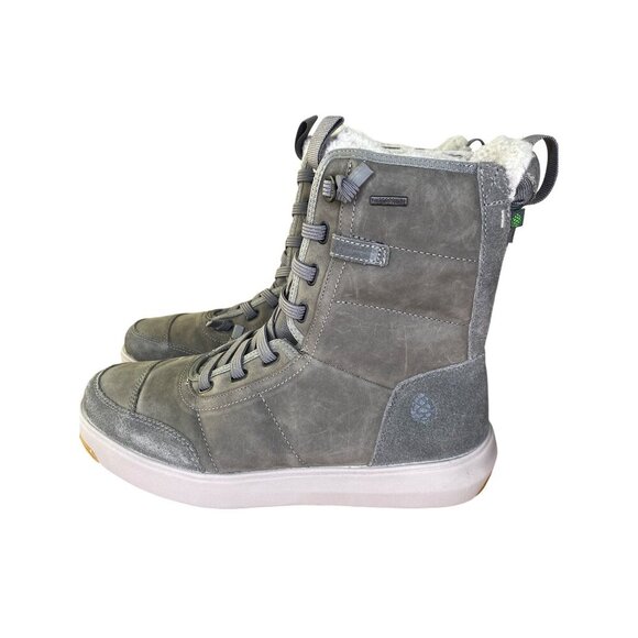 Stio Colter Waterproof Tall Insulated Boots Mens Size 8 Castle Rock Grey suede - Picture 8 of 11